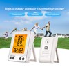 Digital Indoor Outdoor Thermohygrometer with Remote Sensor 328ft/ 100m Backlight