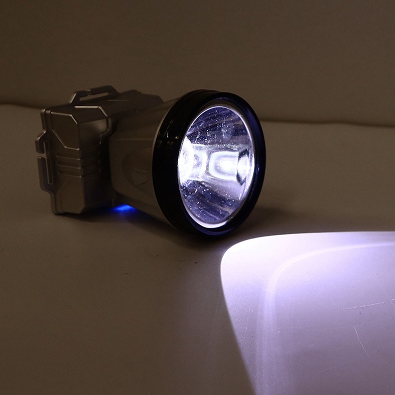 Super Bright Headlamp 90000lm Silver Rechargeable 1600mAh Battery Adjustable Headband