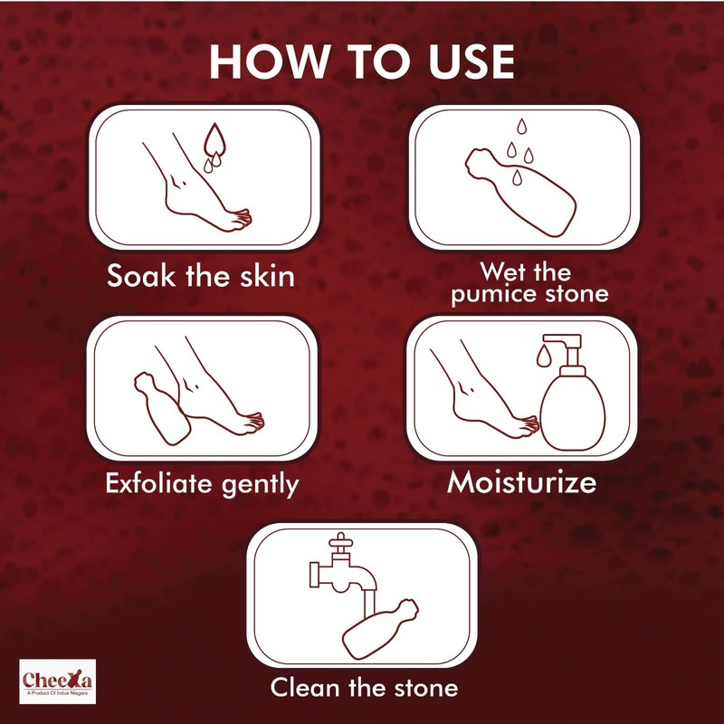 Tiswaak CheeXa Pumice Stone for Feet Lasts 5+ Years Foot