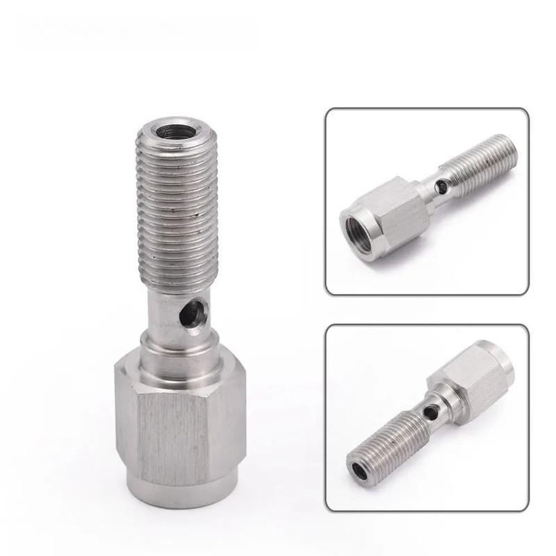 Tucool Racing M10X1.0 SUS304 20mm Banjo Bolt + 1/8" NPT