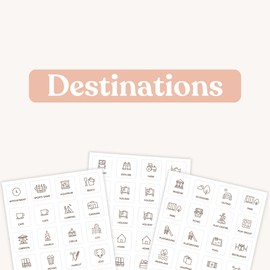 Second Scout Tile Labels, Destinations