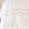 Yitre Mosquitera Plegable de Poliéster, Cortina de Cama Redonda de