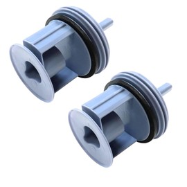 2 Pieces Drain Pump Fluff Filter Compatible With Genuine Bosch Washing Machine Lint Filter Replacement for CWF, WAE, WM54850 Series - 00647920/00605010/ 00602008 Washing Machine Replacement Parts