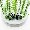 Attuslla Model Miniature Bamboo Trees, Green Plastic Bamboo Trees for
