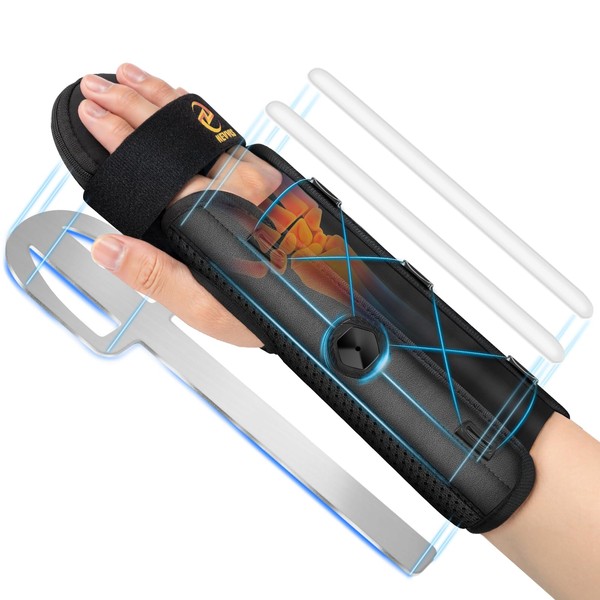 NEVVIS Resting Hand Splint with Adjustable Knob, Carpal Tunnel Wrist