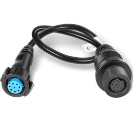 Zymurgoes 1852082 Adapter Cable MKR-DSC-14 for Garmin Transducer and Fish Finder 8-PIN for EchoMAP, EchoMAP Chirp, EchoMAP Ultra, GPSMAP