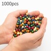 Luyoaozy 1000pcs Colorful Wooden Beads 8mm Wood Beads Loose Spacer