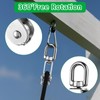 4 Pack M15 304 Stainless Steel Pulley Lifting Single Pulley