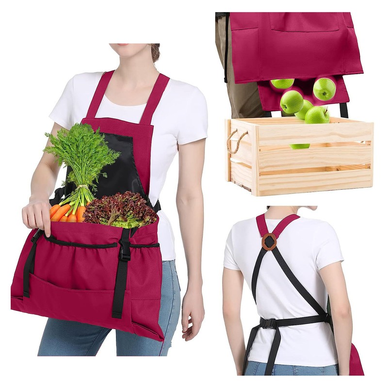 Harvest Bag Fruit Picking Apron Large Capacity Oxford Cloth Quick