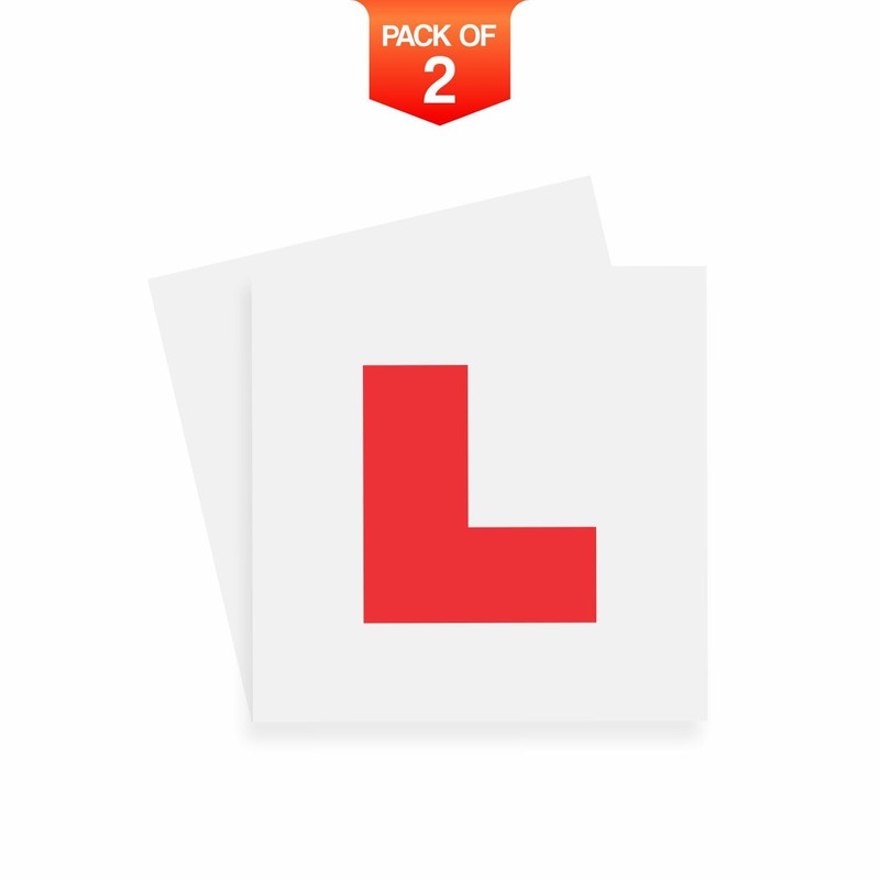Magnetic L Plates Extra Strong Magnetic Car Sticky Learner Plate