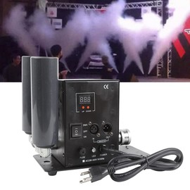 VPABES CO2 Jet Machine, 200W Single Pipe CO2 Cryo Jet Machine, Stage Effects CO2 Column Smoke Fog Machine DMX512 with 6 Meter Hose for Party Stage Shows Night Club Concert