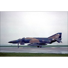 History Galore 24"x36" Gallery Poster, McDonnell Douglas RF-4C-37-MC Phantom f-4