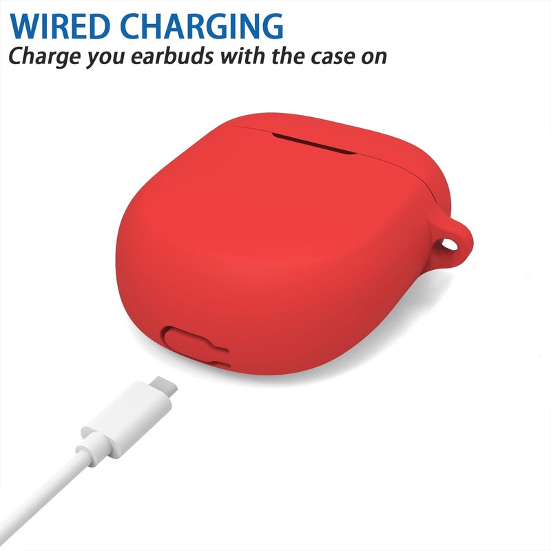 WUWOCJ Silicone Case Compatible with Bose QuietComfort Earbuds II 2022/New