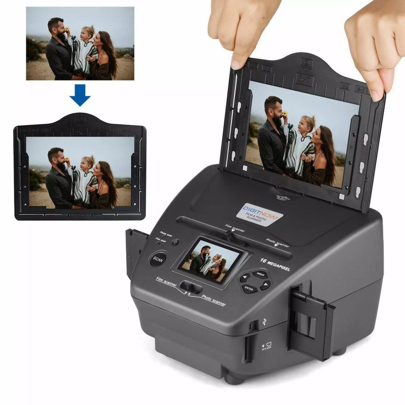 DIGITNOW All-in-One High Resolution 16MP Film Scanner with 2.4" LCD