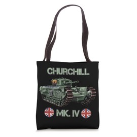 World War 2 British Army Tank Churchill Mk.4 gift Tote Bag