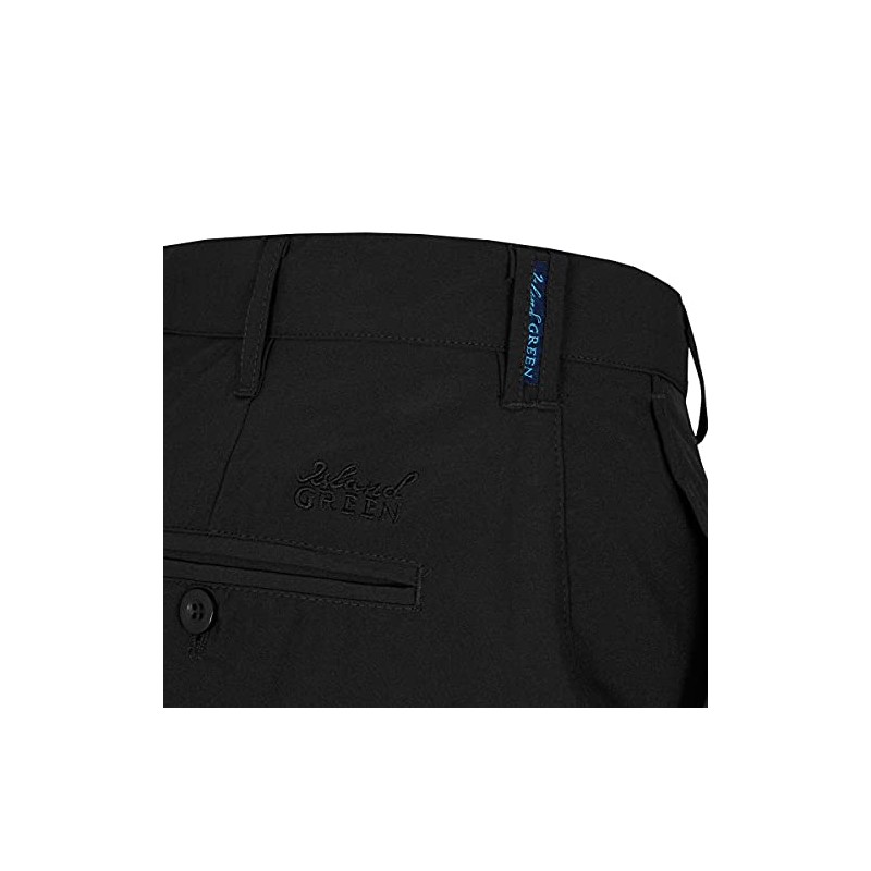 Island GREEN Mens Superlite Golf Shorts - Black - 38"