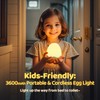 Egg Light for Nursery, 10 Brightness+10 Colors Egg Night Light