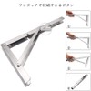 Homeme Shelf Support Bracket, L-Shaped SUS304 Stainless Steel, Set of