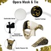 HyperFun Phantom of The Opera Mask and Silk Necktie Set