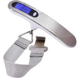 ZELDNER Luggage Scale, Travel Digital Scale, Hanging, Up to 110.2 lbs (50 kg), Includes Japanese Instruction Manual, Luggage Scale, Lightweight, Compact, Travel Scale, Electronic Scale, LCC, Travel