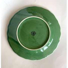 Bordallo Pinheiro NEW Portugal Bordallo Pinheiro Green Rooster Hen 9.25” Plate NWT