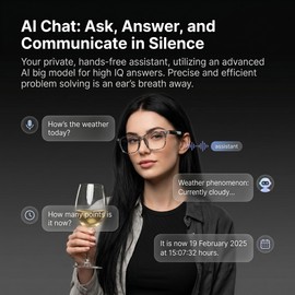 Fecoul AI Smart Translation Glasses