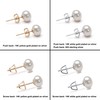 Freshwater Cultured Pearl Earrings Stud AA Graded 9mm White Stud