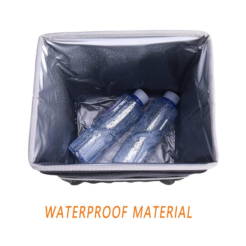 AIMALL Hanging Car Storage Box, Multifunctional Foldable Car Trash Can