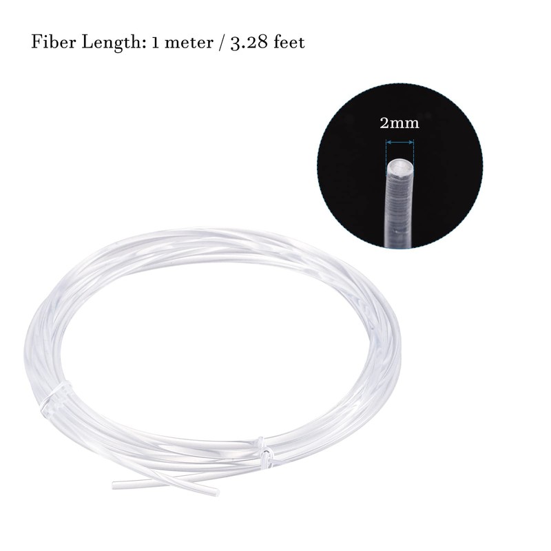 QUARKZMAN PMMA Side Filament Illuminator Light Optical Cable Glow with