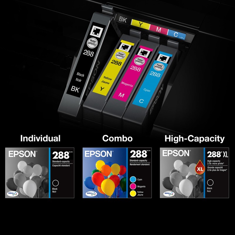 EPSON 288 DURABrite Ultra Ink Standard Capacity Black Cartridge (T288120-S)