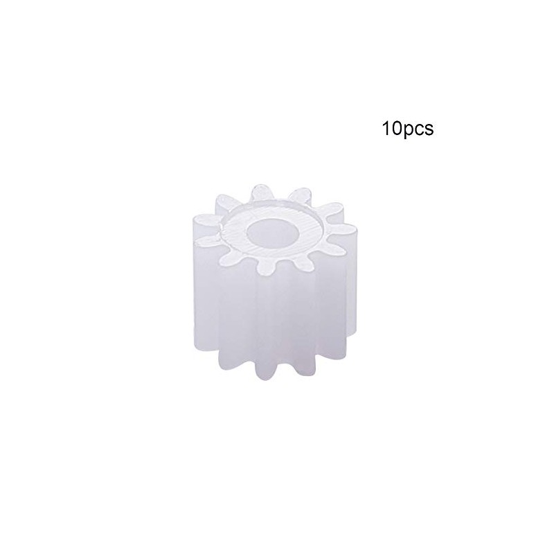 Othmro Plastic Gears, 11 Teeth Motor Gears Model 112A, Plastic