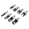 8Pcs Wood Plug Drill Bit Cutter Carbon Steel Industrial Barrel