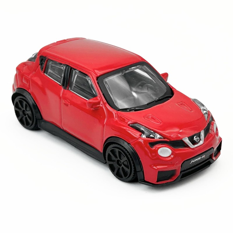 Bburago 18-30136 RE 1/43 Nissan Juke-R Red Mini Car, Diecast