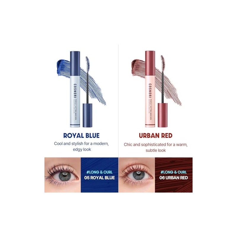 COSNORI Perfect Setting Waterproof Mascara Volume & Curl - Volumizing