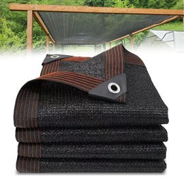 Garten Schattierungsnetz, 2 x 3 Meter Schattierungsnetz, Atmungsaktiv Schattiernetz mit Ösen, Leicht Schattennetz, Beschattungsnetz für Pergola,Garten,Gewächshaus,Hühnerstall,Outdoor