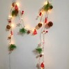 SoonHua Jingle Bells Pinecone Christmas Decoration String Lights