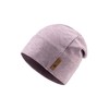 Sterntaler Girls' Beanie Stripes without, Pastel Purple