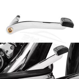 21ST Chrome Rear Brake Pedal Pad For 2014-UP Harley Touring Road King Electra Glide