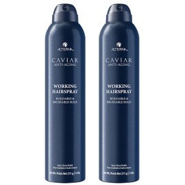 Alterna Caviar Anti-Aging Professional Styling Working Hair Spray, Flexible Hold, 15.5 oz, Pack of 2