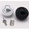 4 PCS Flush Pull Hatch Latch Round Slam Latch for