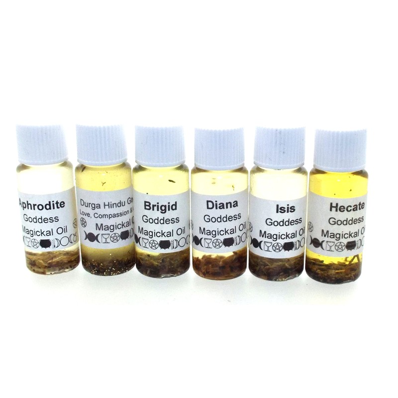 Angelleesa | Set of 18 Goddess Themed Magickal Incense Oils