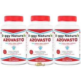 Azovast Plus Kidney Health Supplement for Dogs & Cats, 360ct - NO Refrigeration Required - Help Support Kidney Function & Manage Renal Toxins - Renal Care Supplement Capsule(U.S.A)(360 Caps)