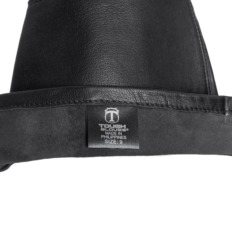 Tough Gloves Enforcer Unlined Leather Gauntlet, TD650HP Black Size 7