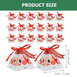 50Pcs Christmas Box, 2022 Novelty Christmas Candy Box Christmas Party Decorations Childrens Christmas Decoration