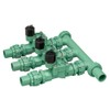 Orbit 91207 3-Valve Preassembled Sprinkler Manifold for Poly Pipe