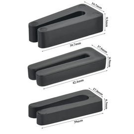 BUYGOO 24Pcs Ceiling Fan Blade Balancing Kit, Fan Balancing Kits Including 7Pcs Plastic Fan Balancing Clip and 17Pcs Weights Metal Self-Adhesive 3GM 5GM 5G Weight