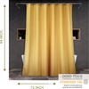 Extra Long Waffle Weave Shower Curtain Heavy Duty Bathroom Water