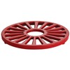 Tramontina Bestow Enameled Cast Iron Round Trivet, 7-inches, Red, Kitchen