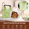 2 Pack Reusable Bread Bags for Homemade Bread with Beeswax
