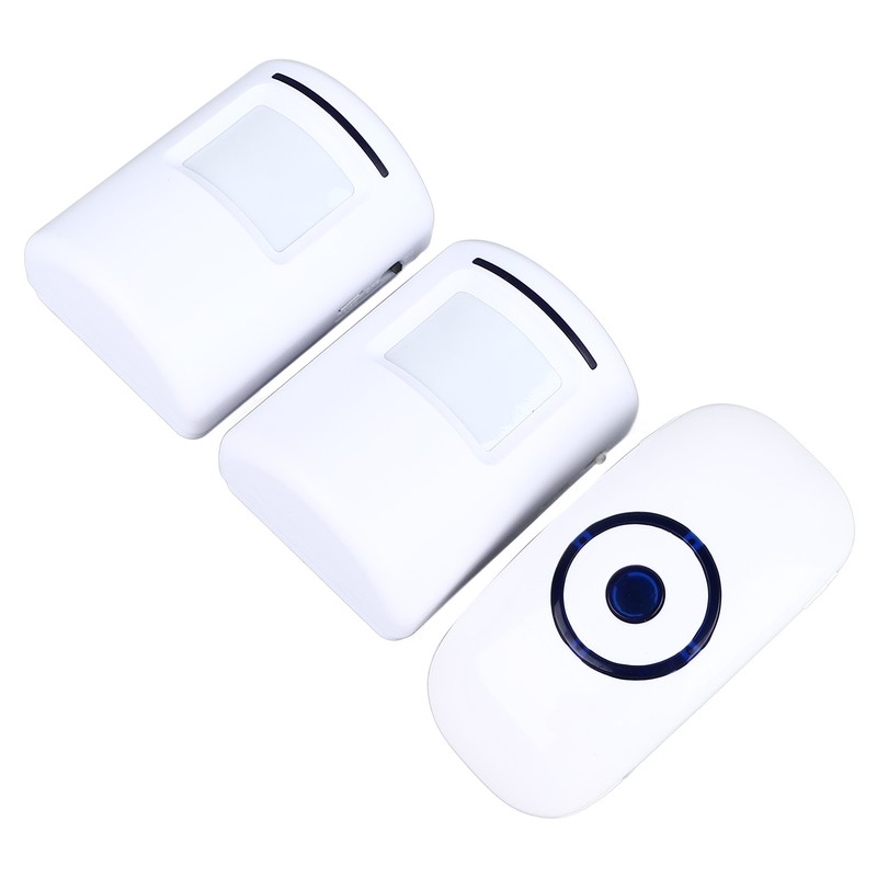 Infrared Sensor Door Bell with 2 Transmitter 1 Receiver Split